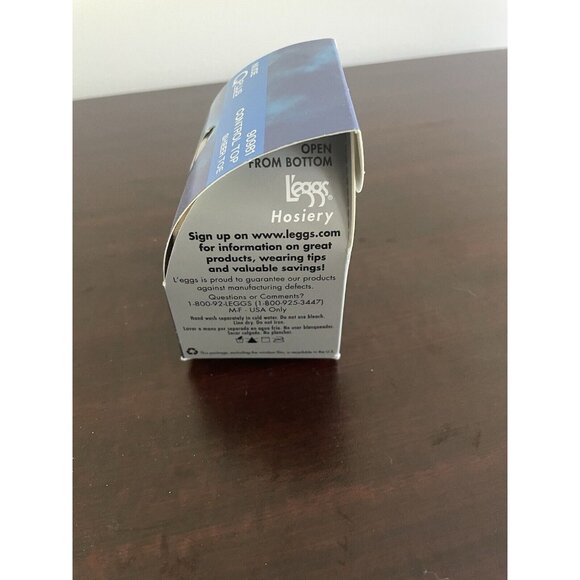 NOS New Leggs Sheer Energy Pantyhose Control Top Toe Nude Q Plus #90981 - Picture 2 of 5